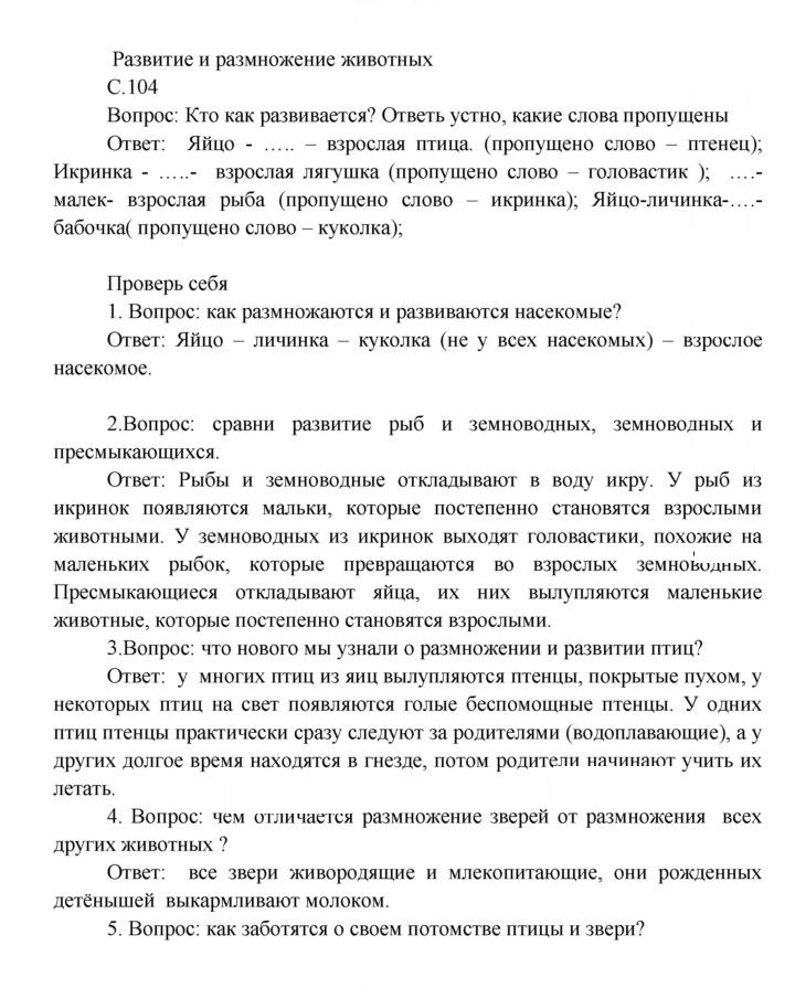 Скан решения номера 104