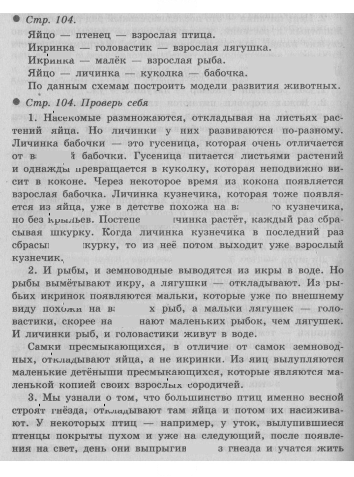Скан решения номера 104