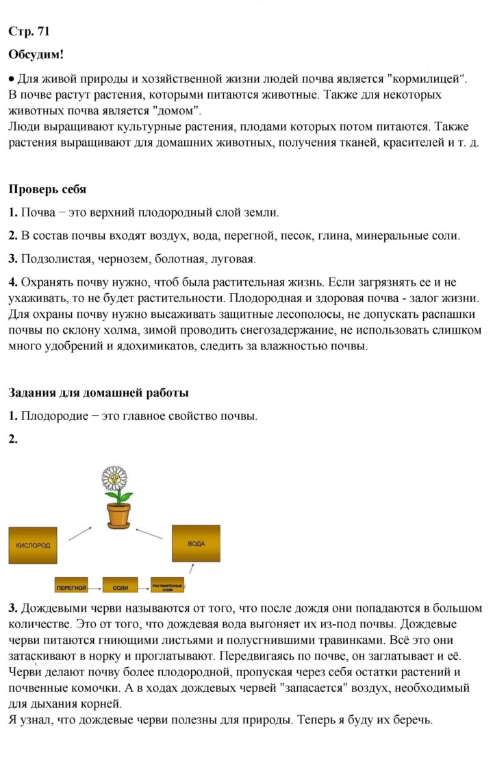 Скан решения номера 71