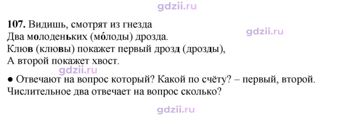 Скан решения номера 107