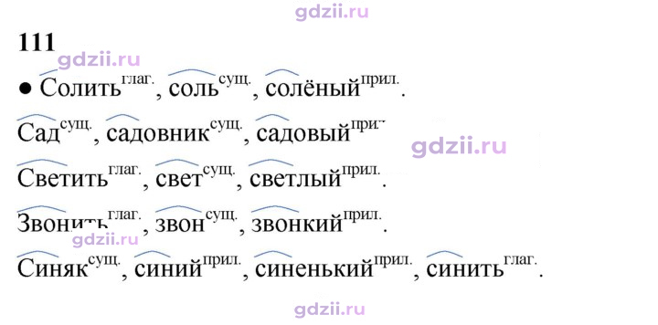 Скан решения номера 111