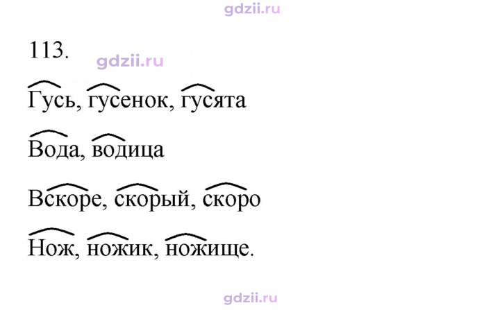 Скан решения номера 113
