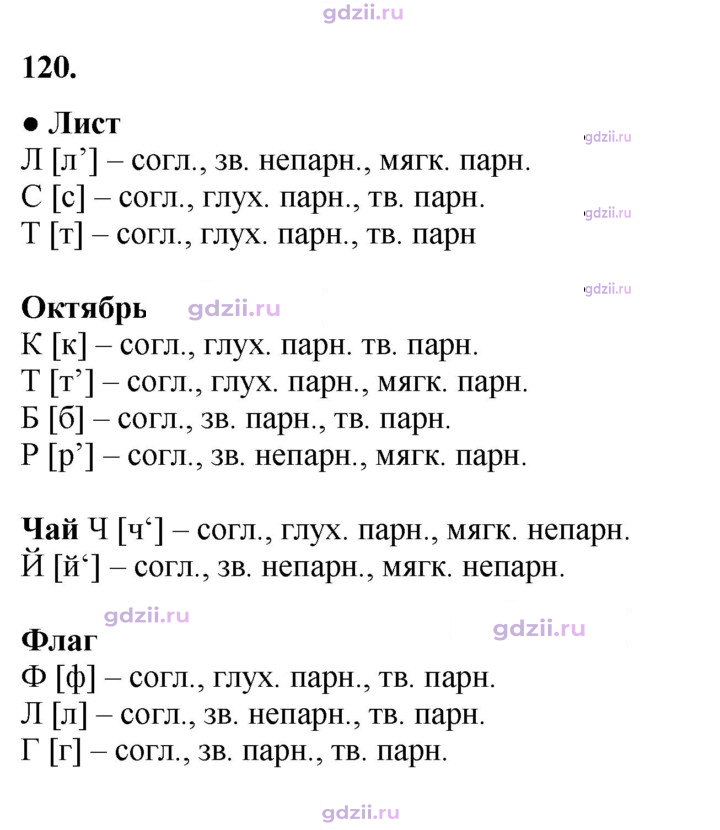 Скан решения номера 120
