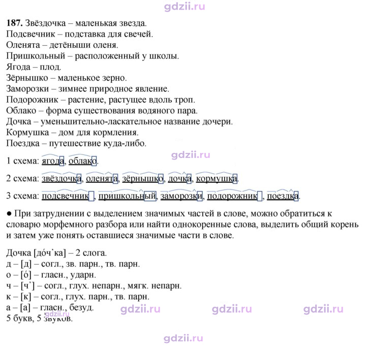 Скан решения номера 187