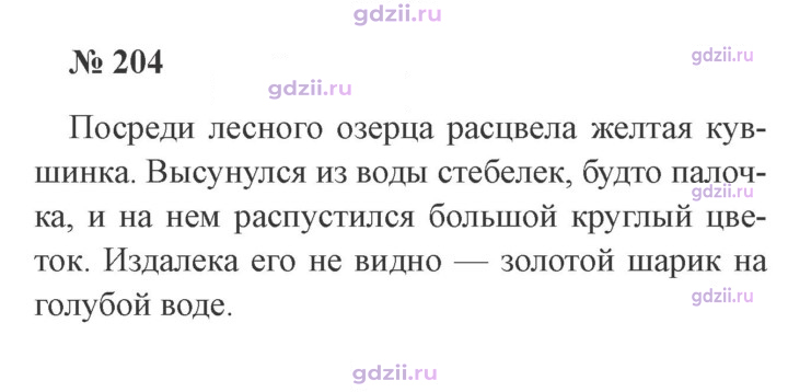 Скан решения номера 204