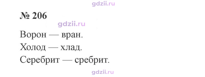Скан решения номера 206