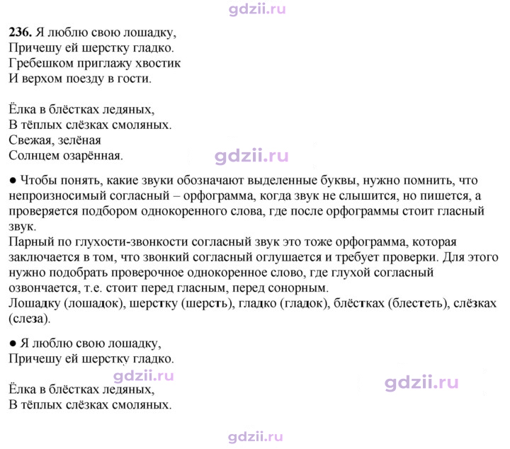 Скан решения номера 236