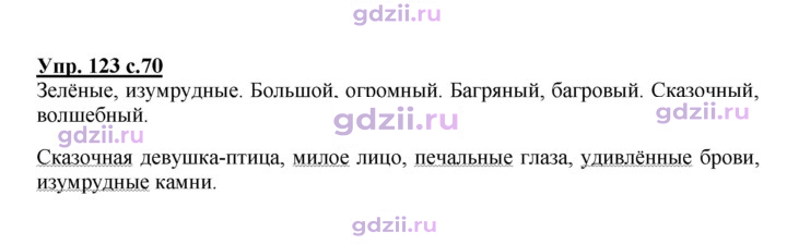 Скан решения номера 123
