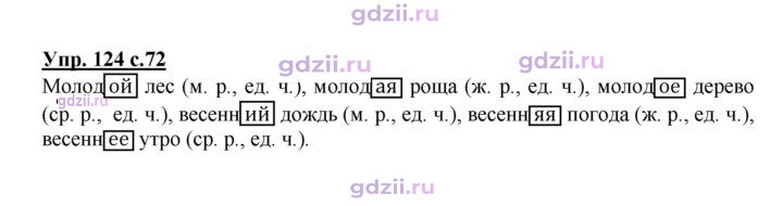 Скан решения номера 124