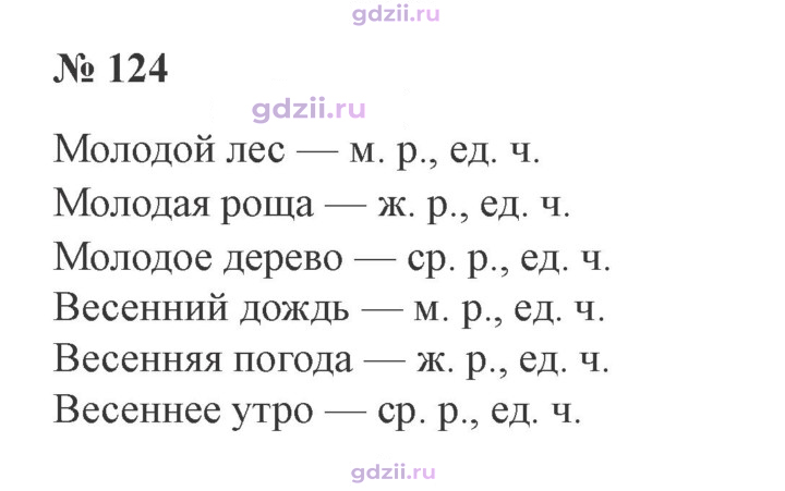 Скан решения номера 124
