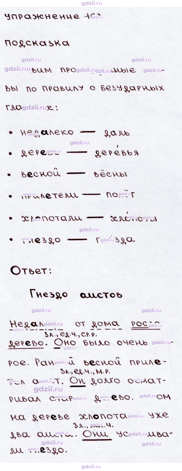 Скан решения номера 163