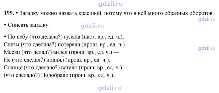 Скан решения номера 199