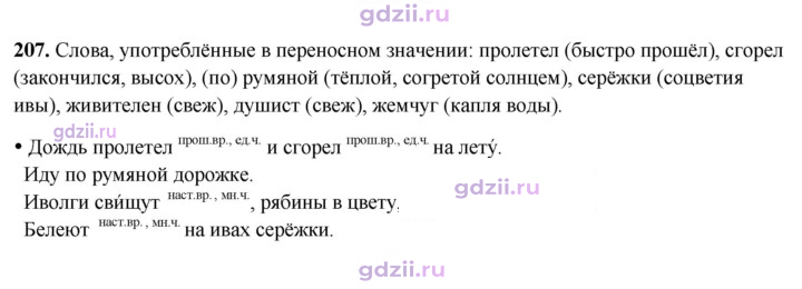 Скан решения номера 207