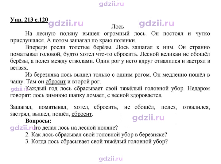 Скан решения номера 213