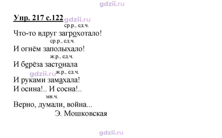 Скан решения номера 217