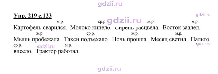 Скан решения номера 219