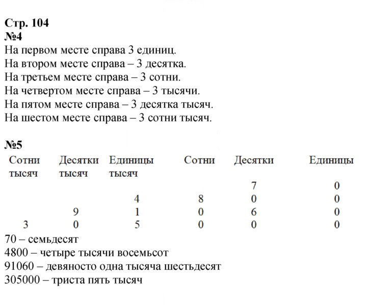 Скан решения номера 104