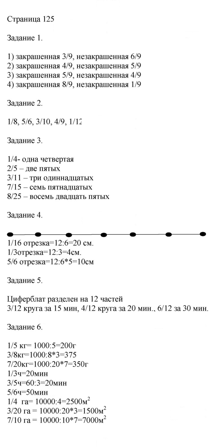 Скан решения номера 125