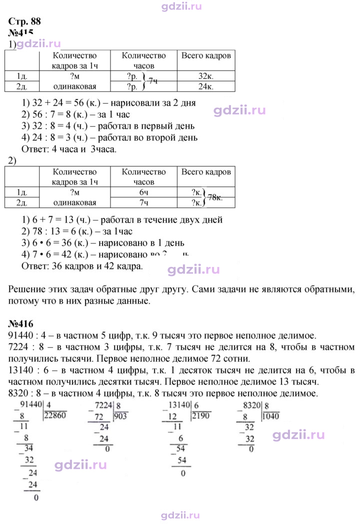 Скан решения номера 88