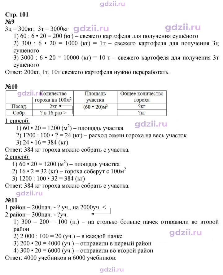 Скан решения номера 101