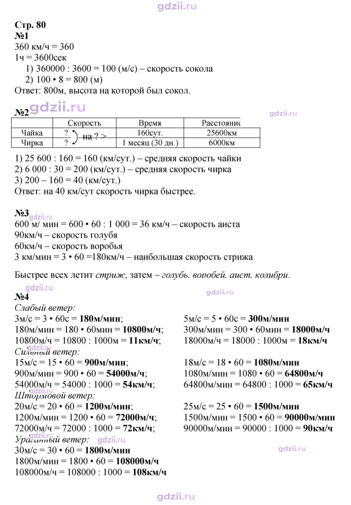 Скан решения номера 80