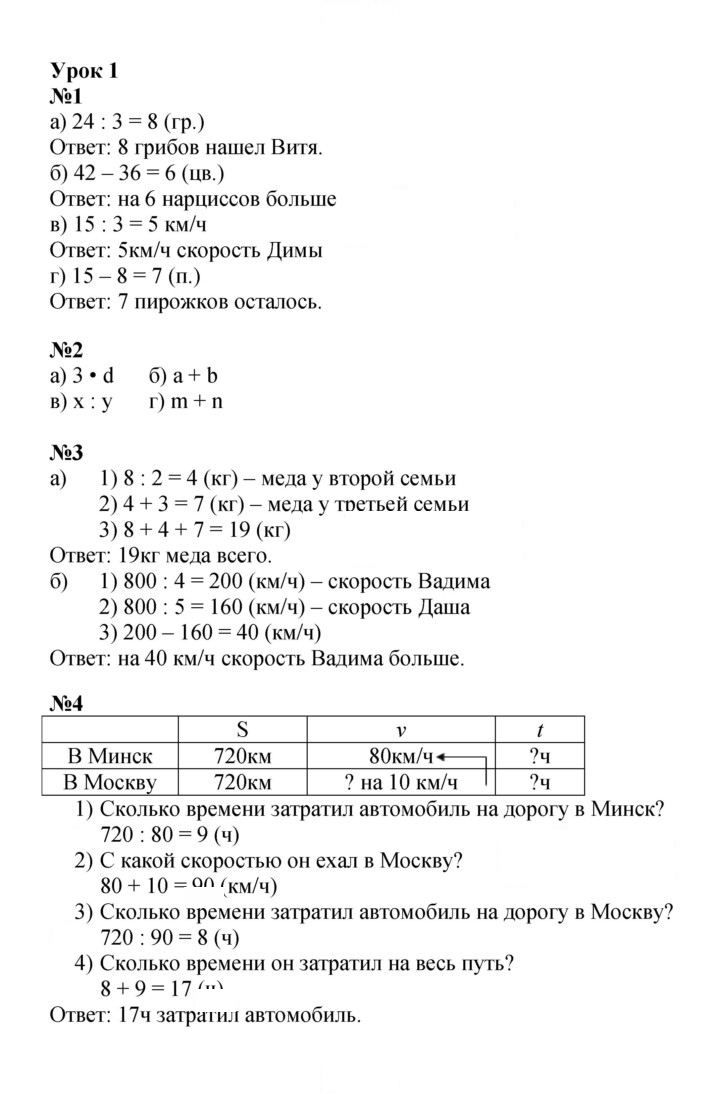 Скан решения номера Урок 1