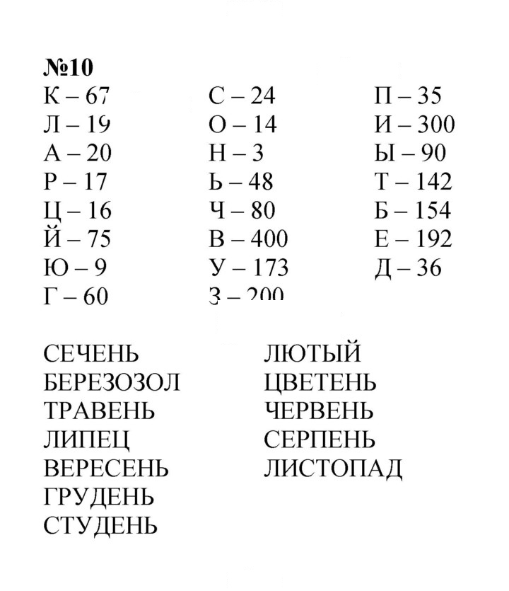 Скан решения номера Урок 13