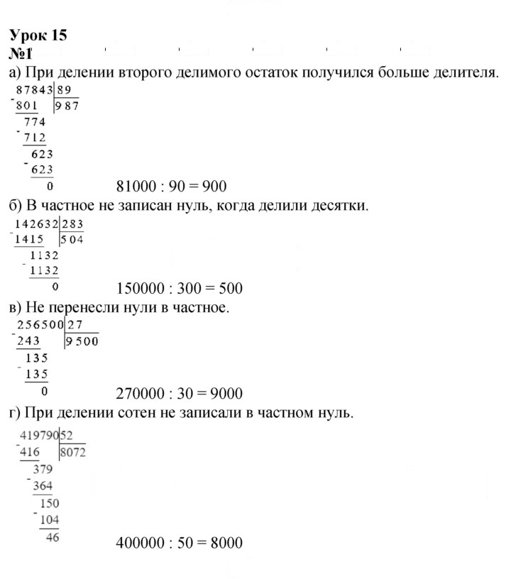 Скан решения номера Урок 15