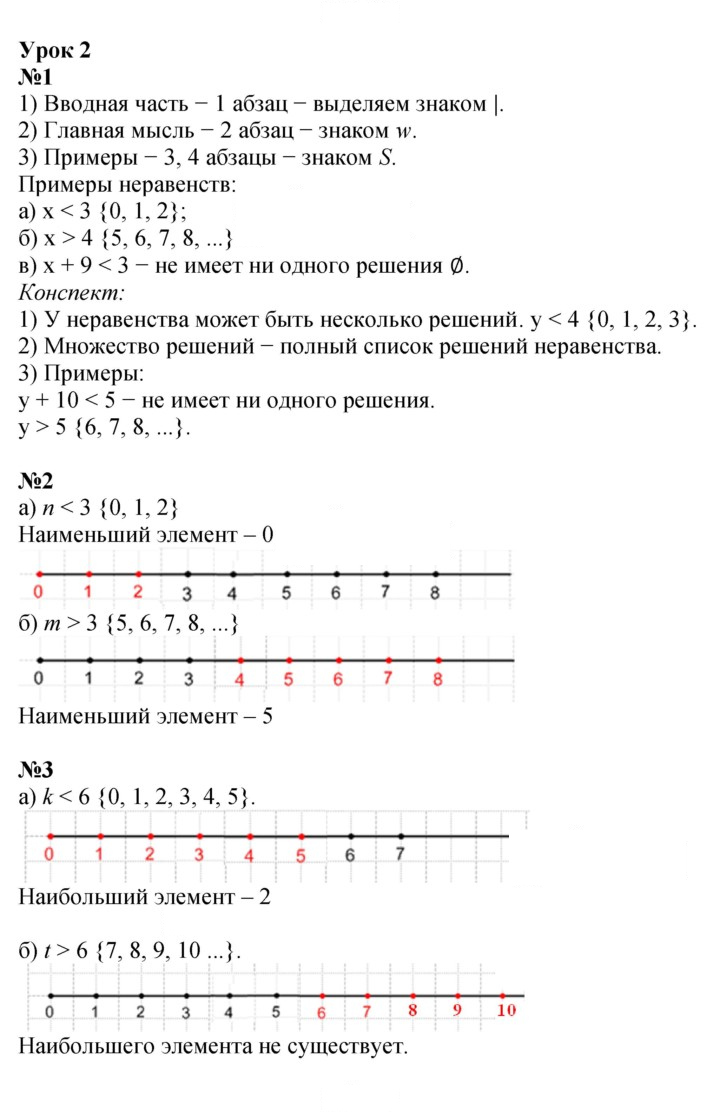 Скан решения номера Урок 2