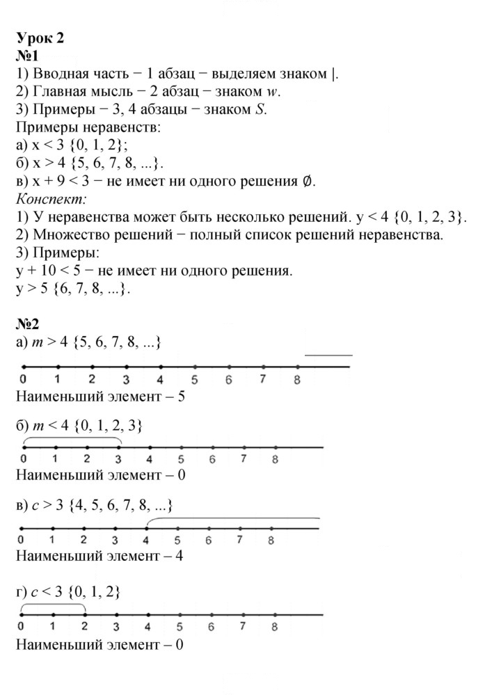 Скан решения номера Урок 2