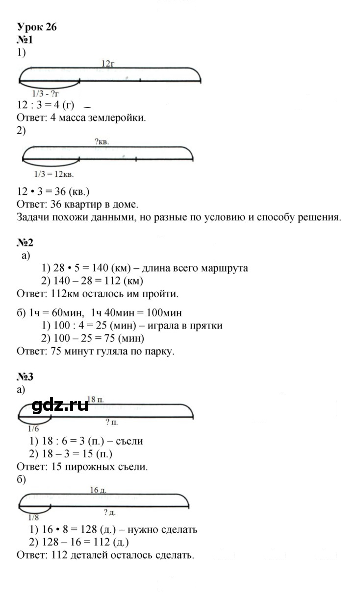 Скан решения номера Урок 26