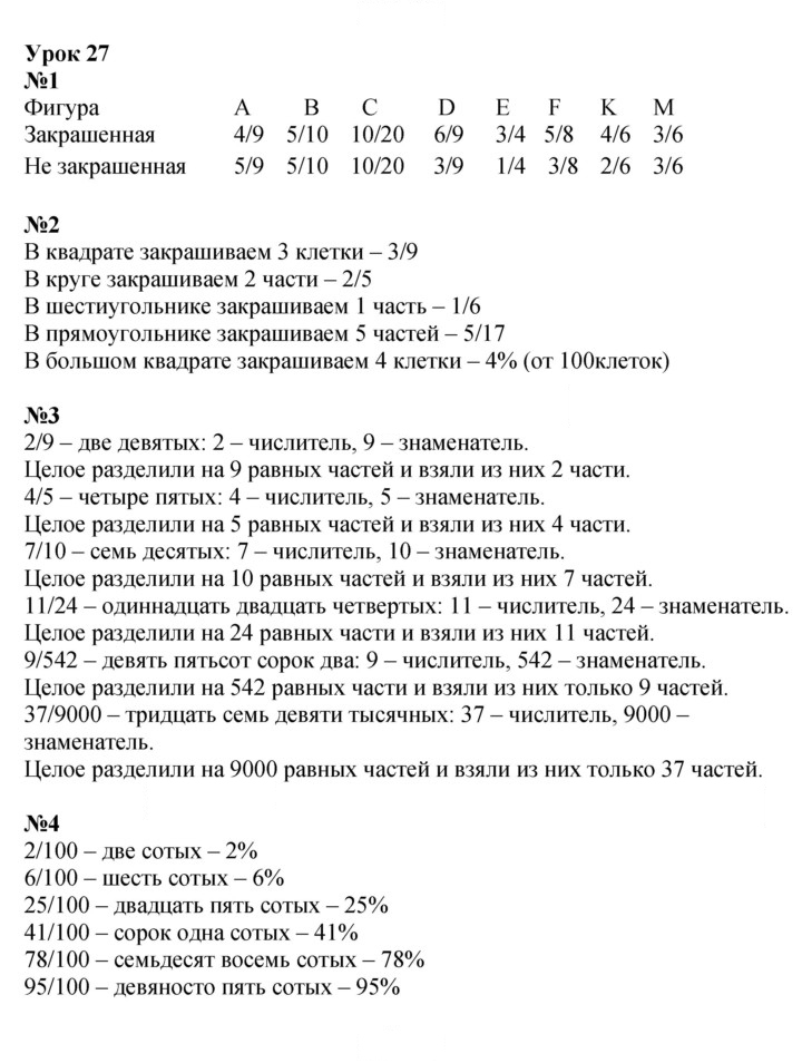 Скан решения номера Урок 27