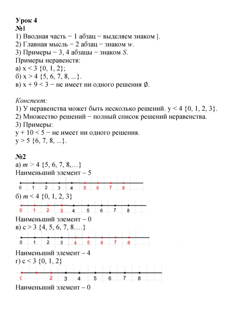Скан решения номера Урок 4
