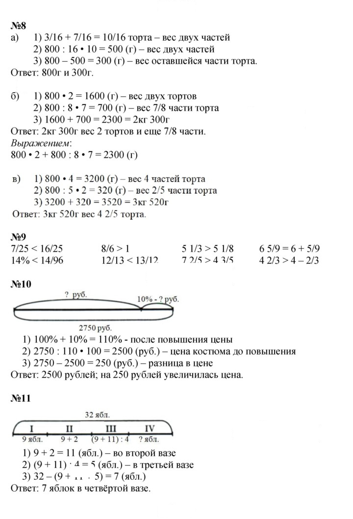 Скан решения номера Урок 12