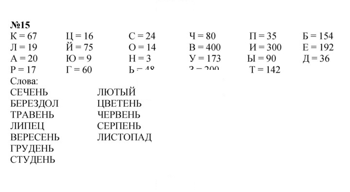 Скан решения номера Урок 15
