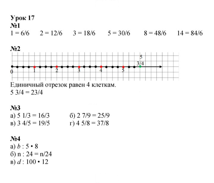 Скан решения номера Урок 17