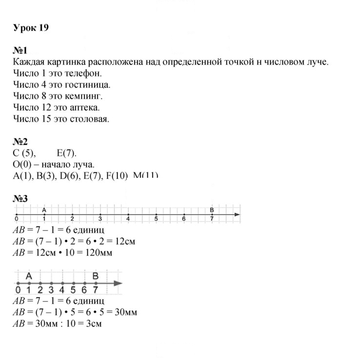 Скан решения номера Урок 19