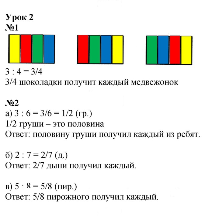 Скан решения номера Урок 2