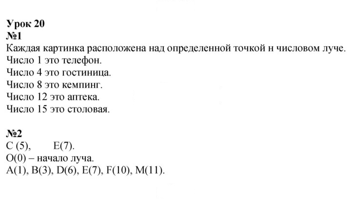 Скан решения номера Урок 20