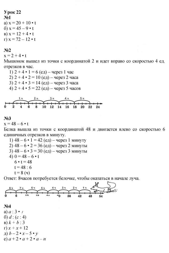 Скан решения номера Урок 22