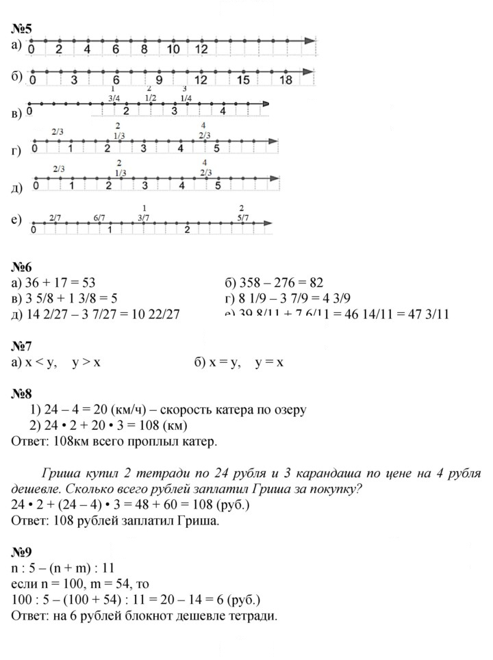Скан решения номера Урок 25