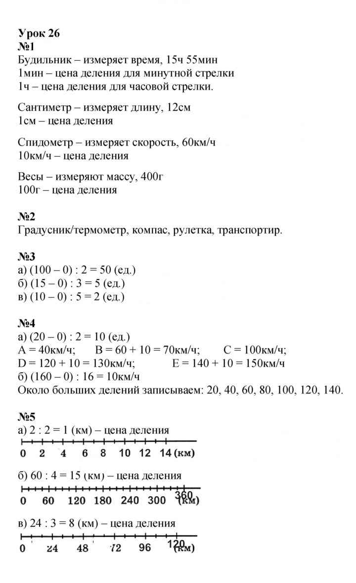 Скан решения номера Урок 26