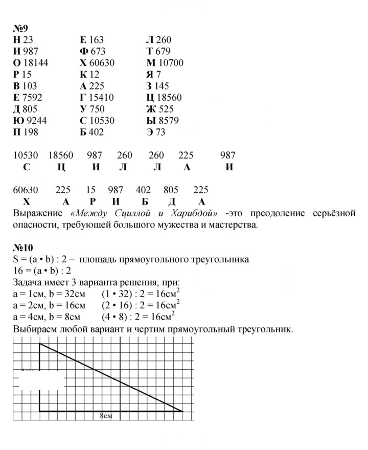 Скан решения номера Урок 28