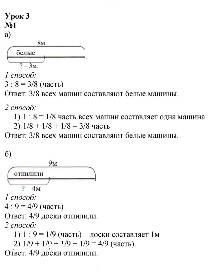 Скан решения номера Урок 3