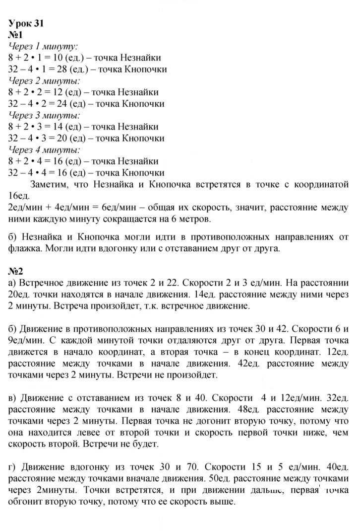 Скан решения номера Урок 31