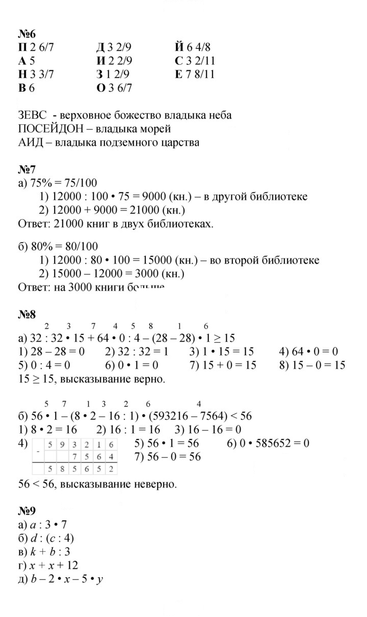 Скан решения номера Урок 32