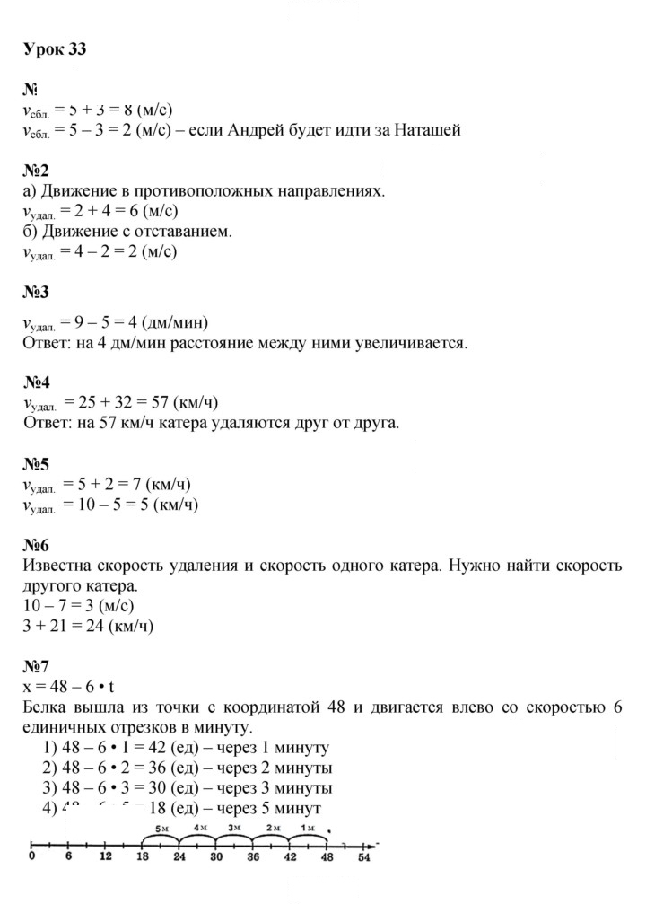 Скан решения номера Урок 33