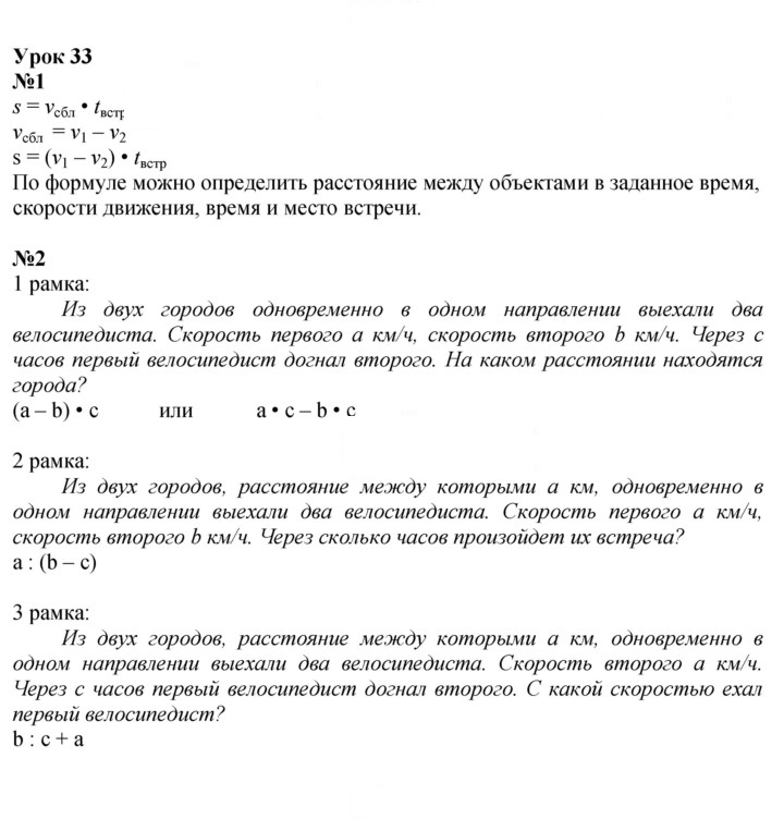 Скан решения номера Урок 33