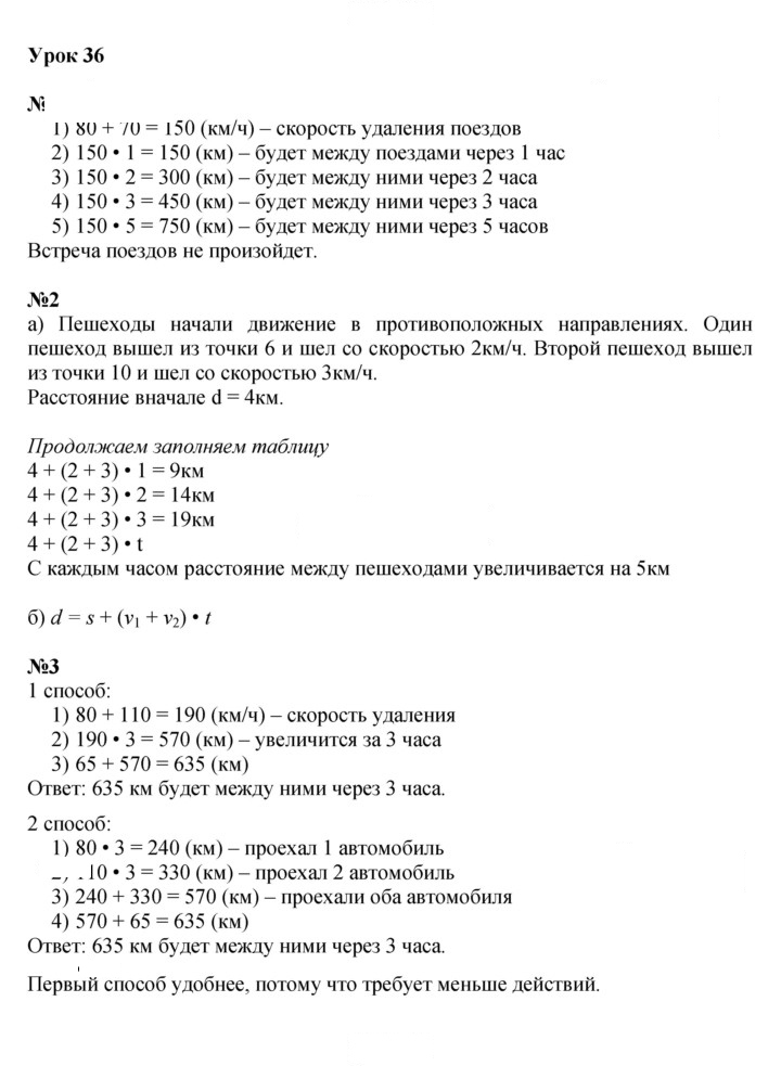 Скан решения номера Урок 36