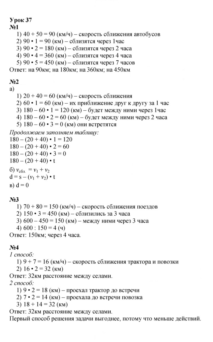 Скан решения номера Урок 37